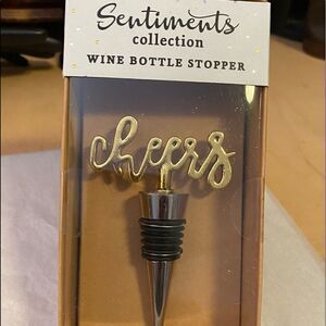 “CHEERS” Wine Bottle Stopper